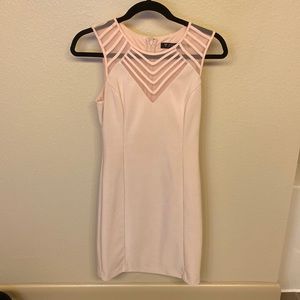 Pink Bodycon Guess Dress. Business Casual.
